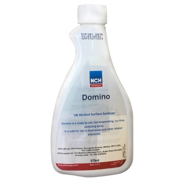 Χημικό Domino Αλκοολούχο Απολυμαντικό Επιφανειών NCH domino 700x700