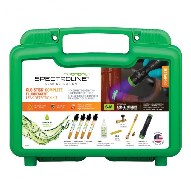 Πλήρες Κιτ Spectroline &#8220;Glo-Stick&#8221; JAV 1165 SPE HVLGSE Glo Stick Complete Kit R 410a 1000x1000 1 768x768