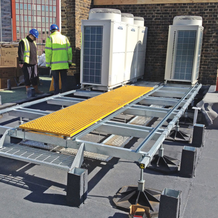 Plant-Deck-install lazy lazy Διευκόλυνση Εγκαταστάσεων VRF / VRV Big Foot Systems “Plant Decks” lazy