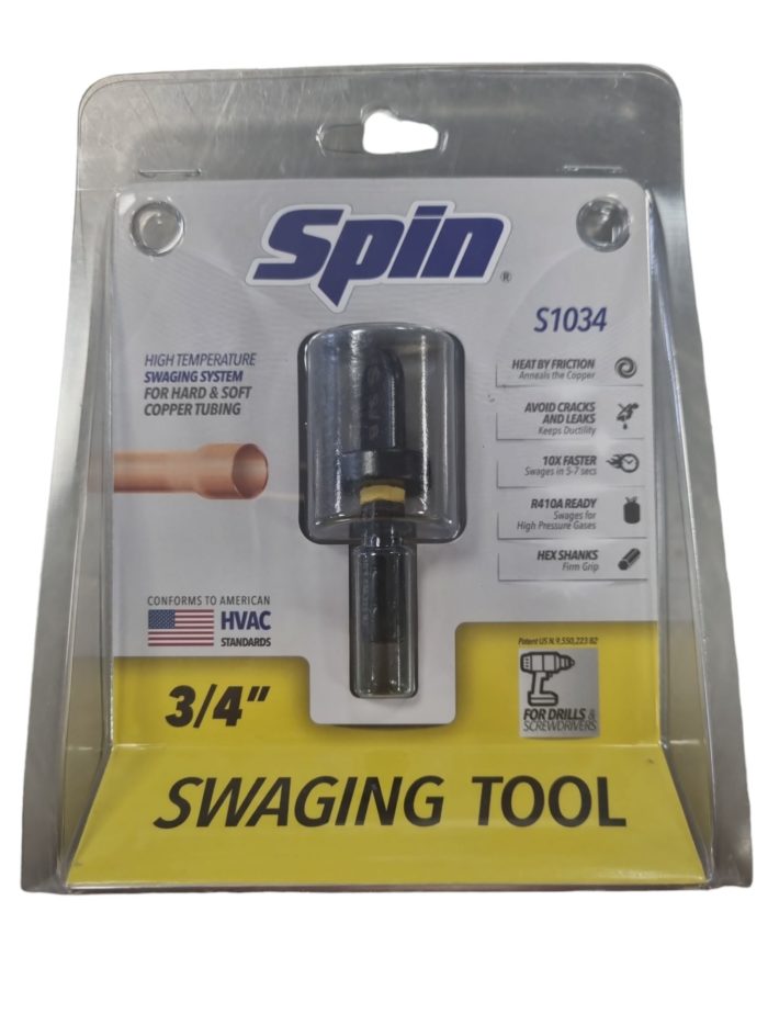 SPIN S1034 3 4 SWAGING lazy lazy ΕΚΤΟΝΩΤΙΚΟ ΕΚΤΟΝΩΤΙΚΟ ΣΚΕΤΗ ΜΥΤΗ 3 / 4 ” Spin Tools S1034 lazy
