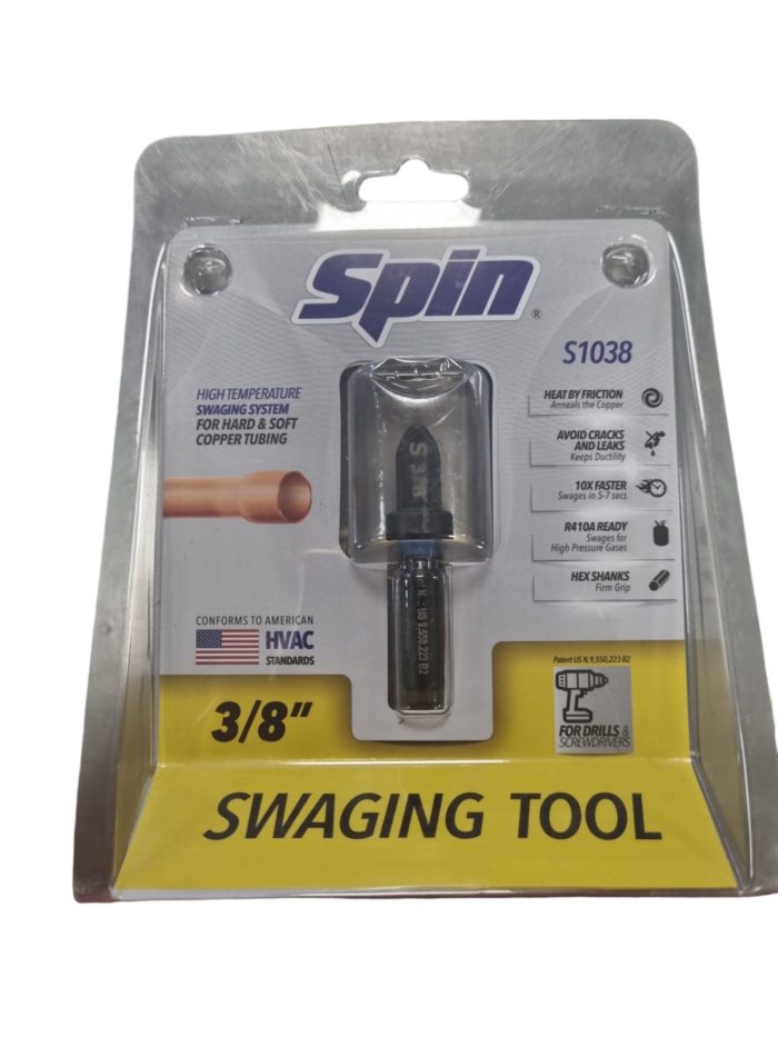 SPIN S1038 3 8 SWAGING lazy lazy ΕΚΤΟΝΩΤΙΚΟ ΕΚΤΟΝΩΤΙΚΟ ΣΚΕΤΗ ΜΥΤΗ 3 / 8 ” Spin Tools S1038 lazy
