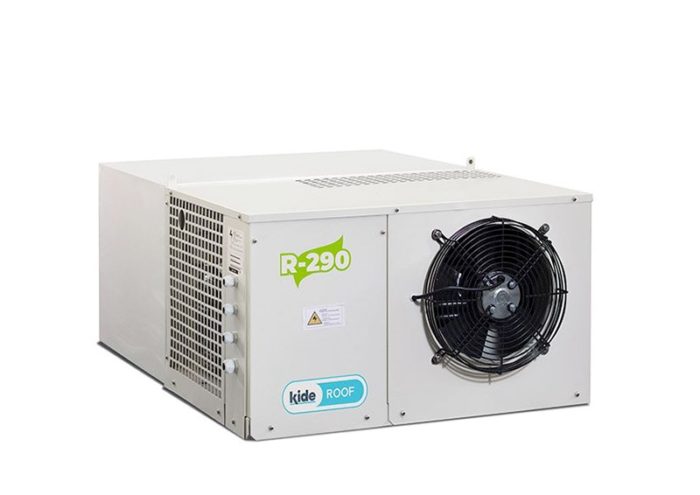 kide kide μηχάνημα monoblock EMR0004M1P συντήρηση απόδοση 635W οροφής R-290 με Φυγοκεντρικό Ανεμιστήρα lazy