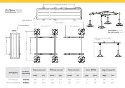 aspen aspen Aspen Mini Κιτ πλαισίου και επέκτασης lazy